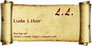 Luda Libor névjegykártya